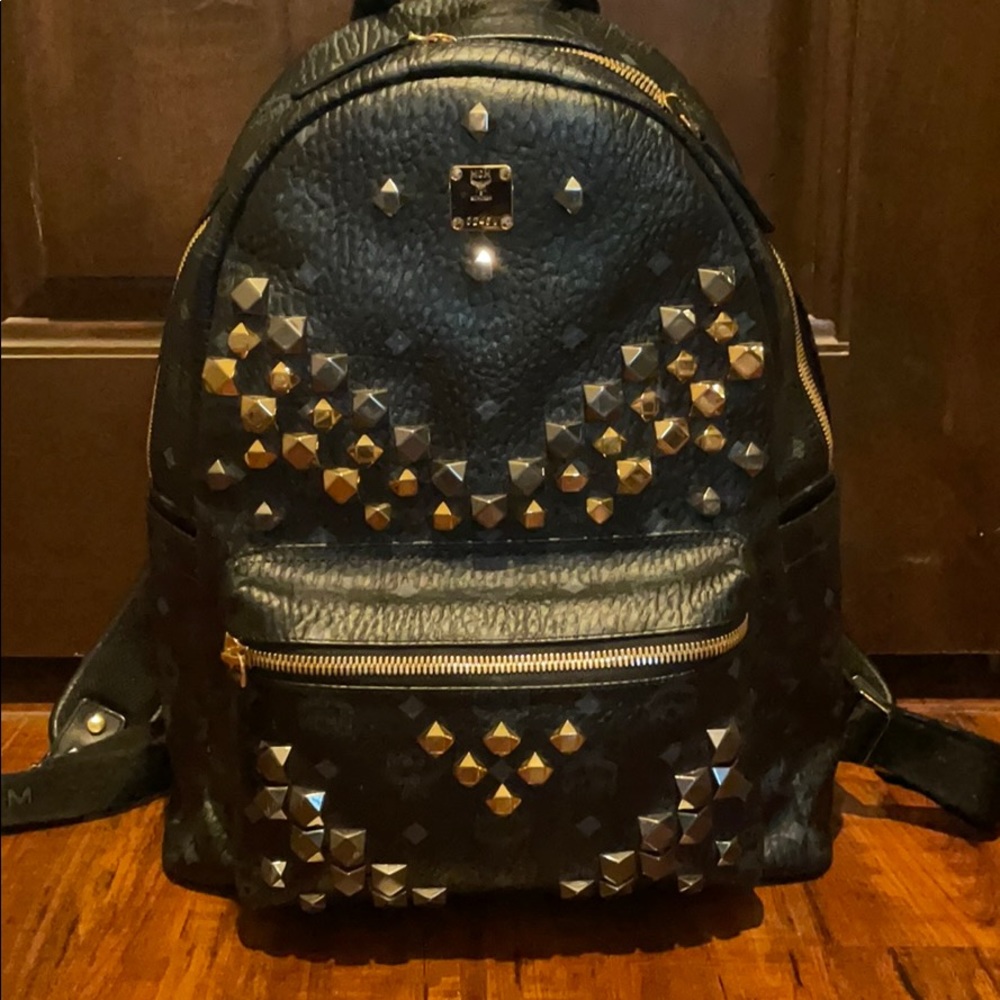 Mcm Stark M Stud Medium Backpack - image 2